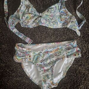 Colorful Paisley Bikini Set